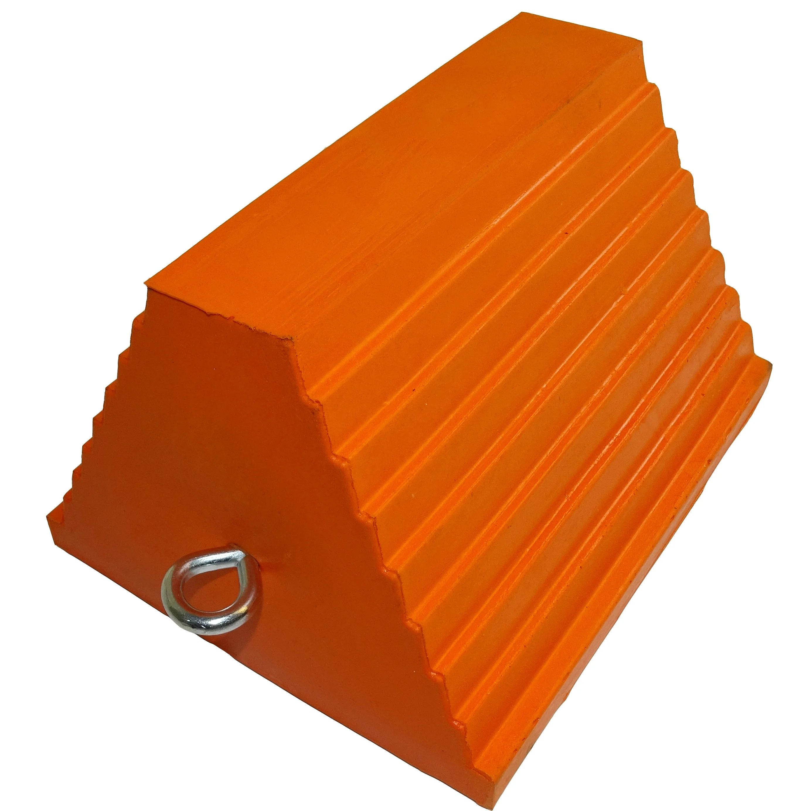 UCTS003 Safety Polyurethane Pyramid Wheel Chock Block with Hook UWC04 PU Chocks