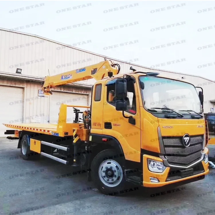 
Light Truck 4x2 flatbed tow truckflatbed tow truck with crane 