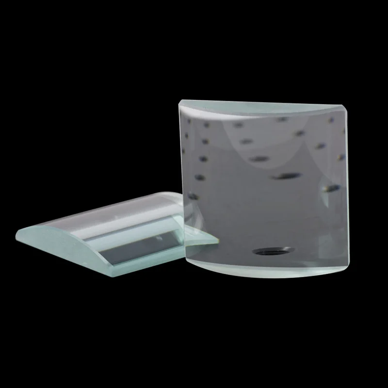 Полуцилиндрическая стеклянная плоско выпуклая линза для лазера