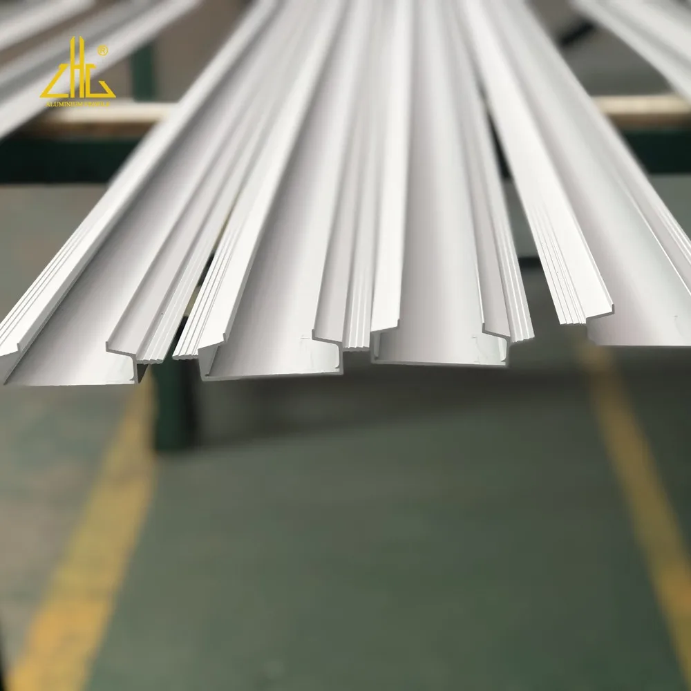 6063 6061 6082 U Channel Aluminum Profile / Aluminum C Channel Extrusions Curtain Rail