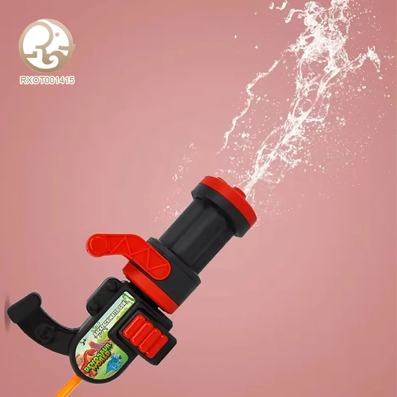 Portable Summer Backpack Water Gun Toys for Kids Fun Military and Dinosaur World Water Shooting Games Made of Plastic Unisex