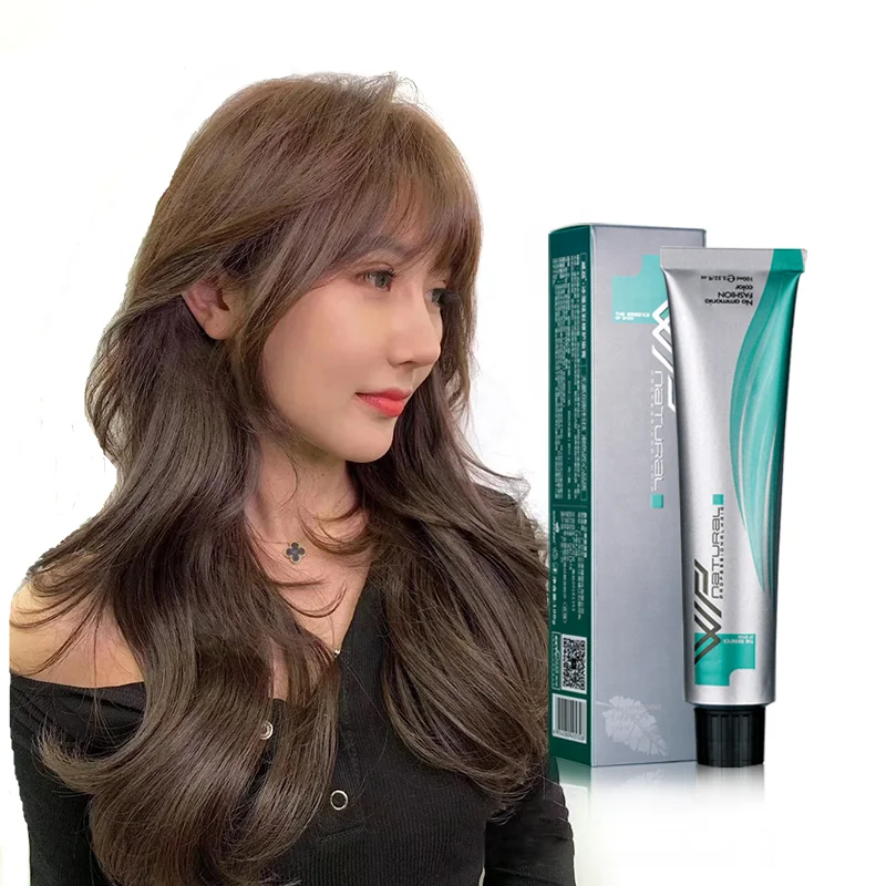 Hot Sale Low Ammonia Non Allergic 50 Colors Natural Permanent Imported Human Hair Color Dye Distributors