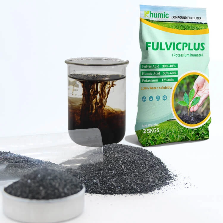 agriculture fertilizer liquid potassium humate from young active leonardite humic and fulvic acid