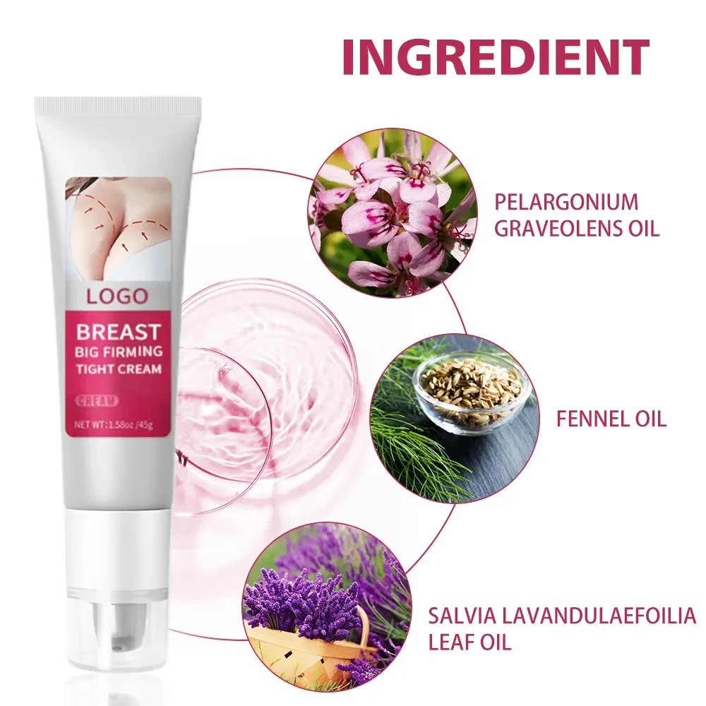 Private Label OEM breast tight cream breast enhancement cream Best Chinese herbal wholesalers sex ladies big breast