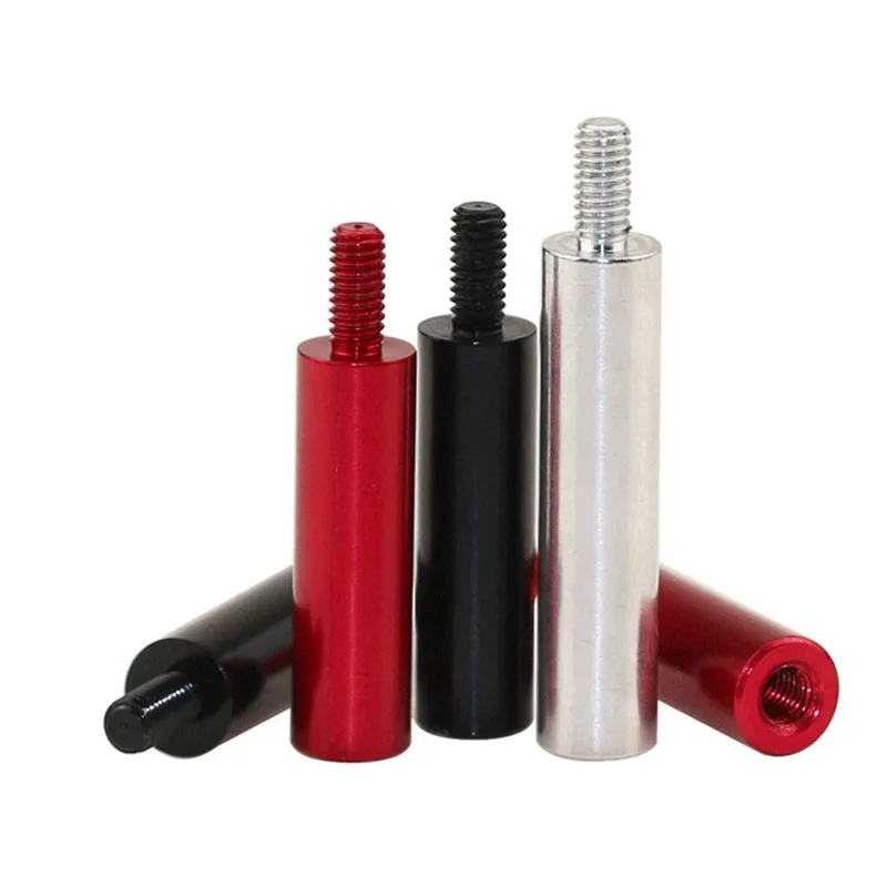 Custom Aluminum Male to Female Round Thread Spacer #8-32  Anodized Round Standoff