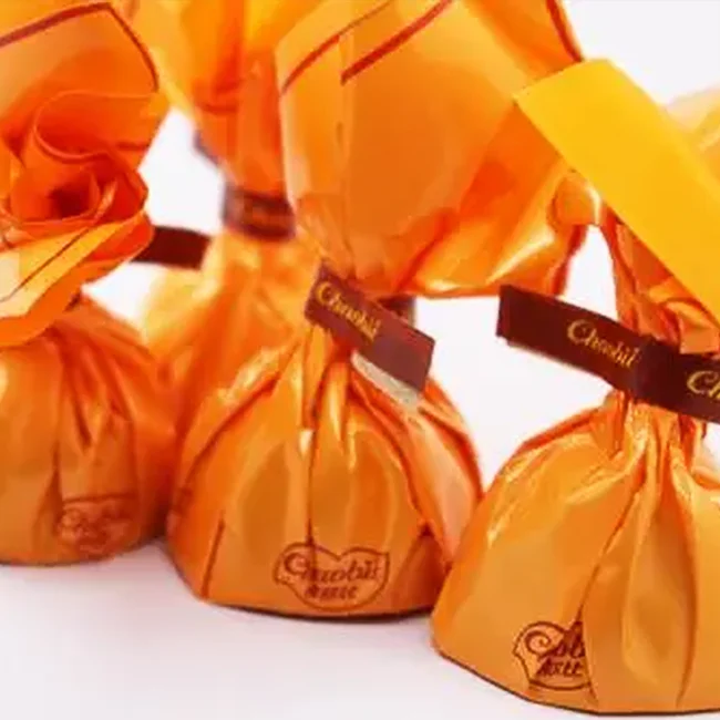 Биоразлагаемая и биоразлагаемая упаковочная пленка BOPLA для конфет, 15 мкм