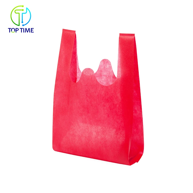 
Multi Color Non-Woven T-Shirt Vest Bag Bolsas Ecologicas Publicitarias 