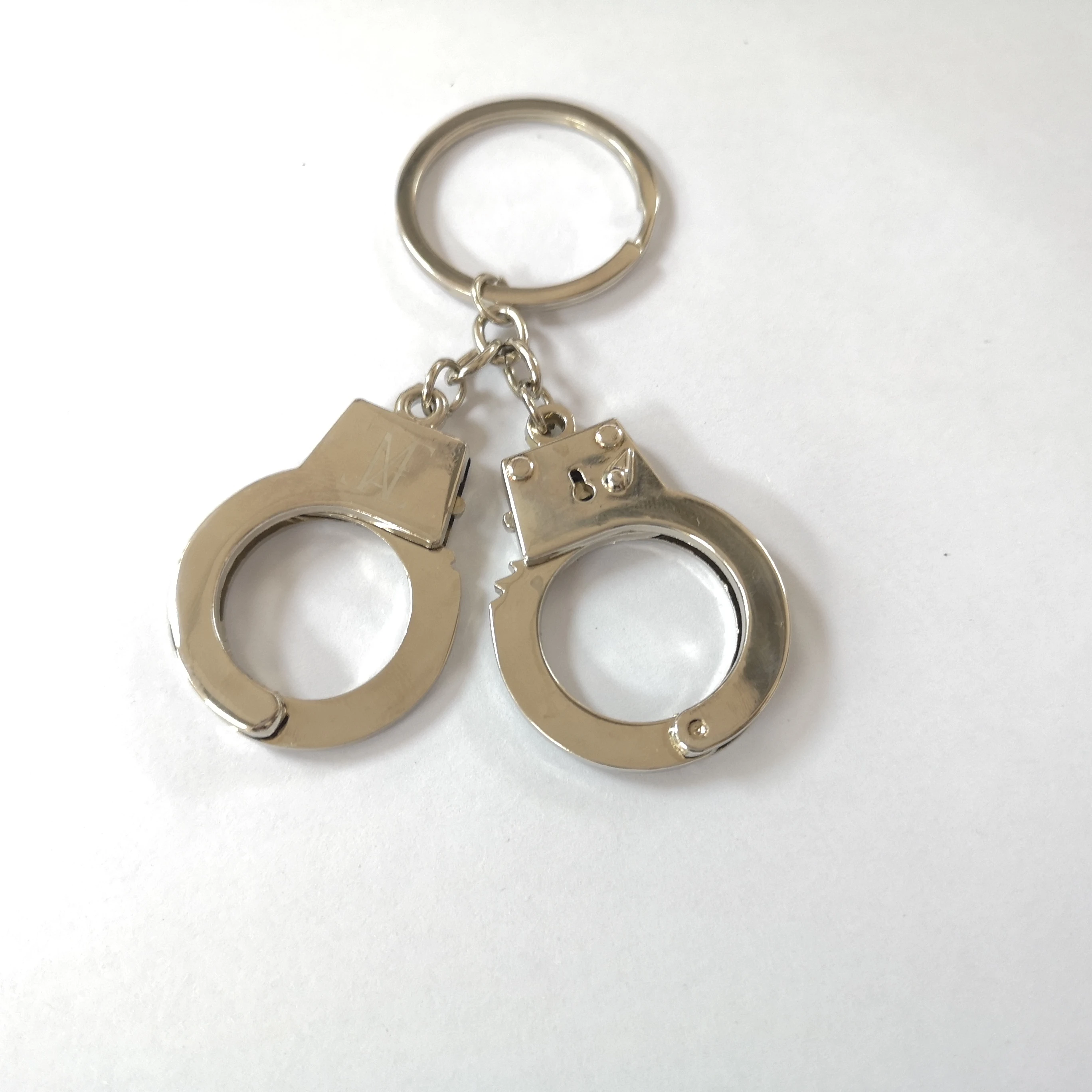 Custom metal keychain handcuffs keychain