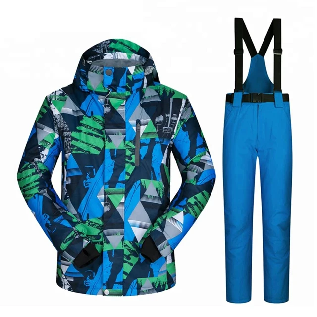Womens Skiing Jackets Colorful Printed Snowboard Ski Clothes Waterproof Winter Jacket Ski Clothing