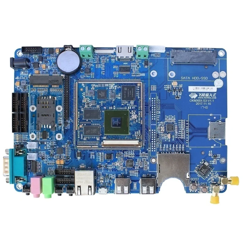 IMX6Q Processor ortex-A9 Android Single Board Computer with 7' Capacitive Touch LCD on-board LVDS Mini PCIE
