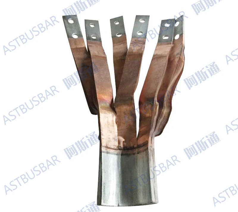 SPECIAL  customized  flexible copper connectors for  tubular busbar