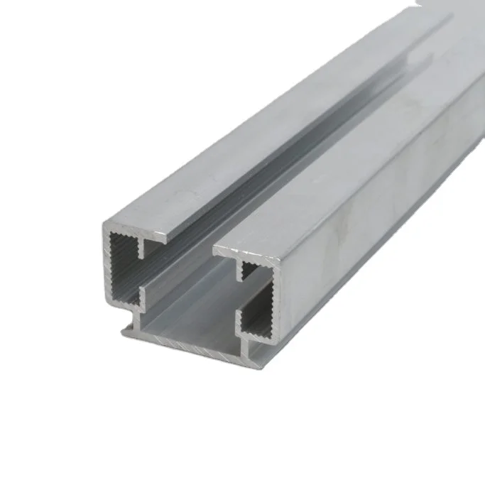 White customized plastic curtain sliding track