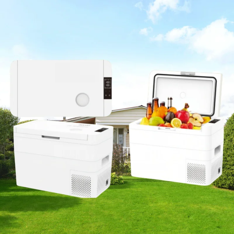 Outdoor camping travel Car refrigerator Car Fridges DC cable AC adapter quick cooling China manufacturer wholesale customization