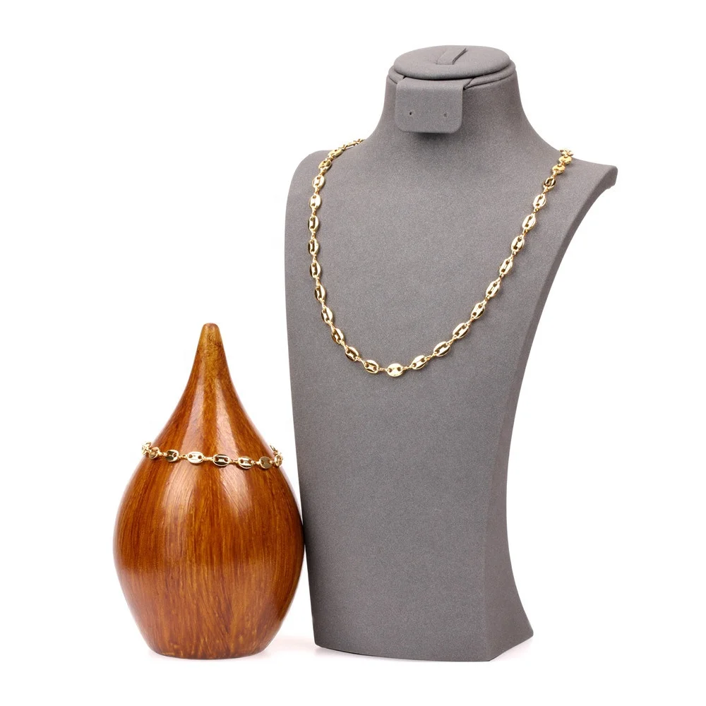 Brazilian gold plated jewelry for women colors pig nose semijoias bracelet necklace jewelry sets