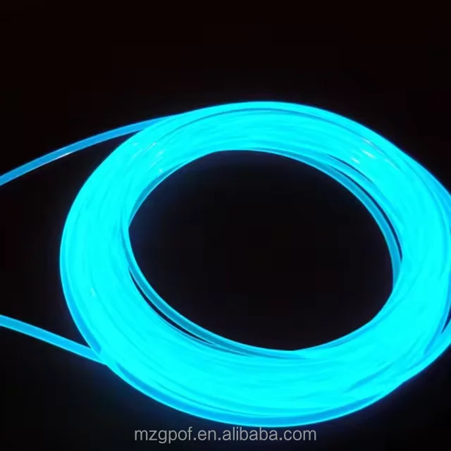 Factory Price 3MM  Side Luminous Flexible And Waterproof Led Optic Decorative Light Emitting Multi ColorsSkipping Rope