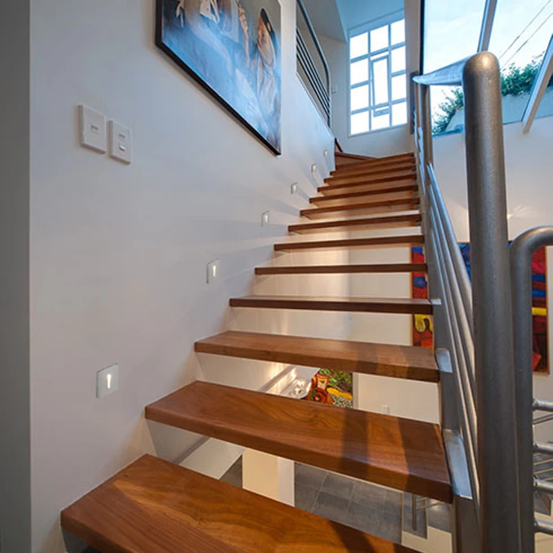 modern durable recessed mounted led stair wall light