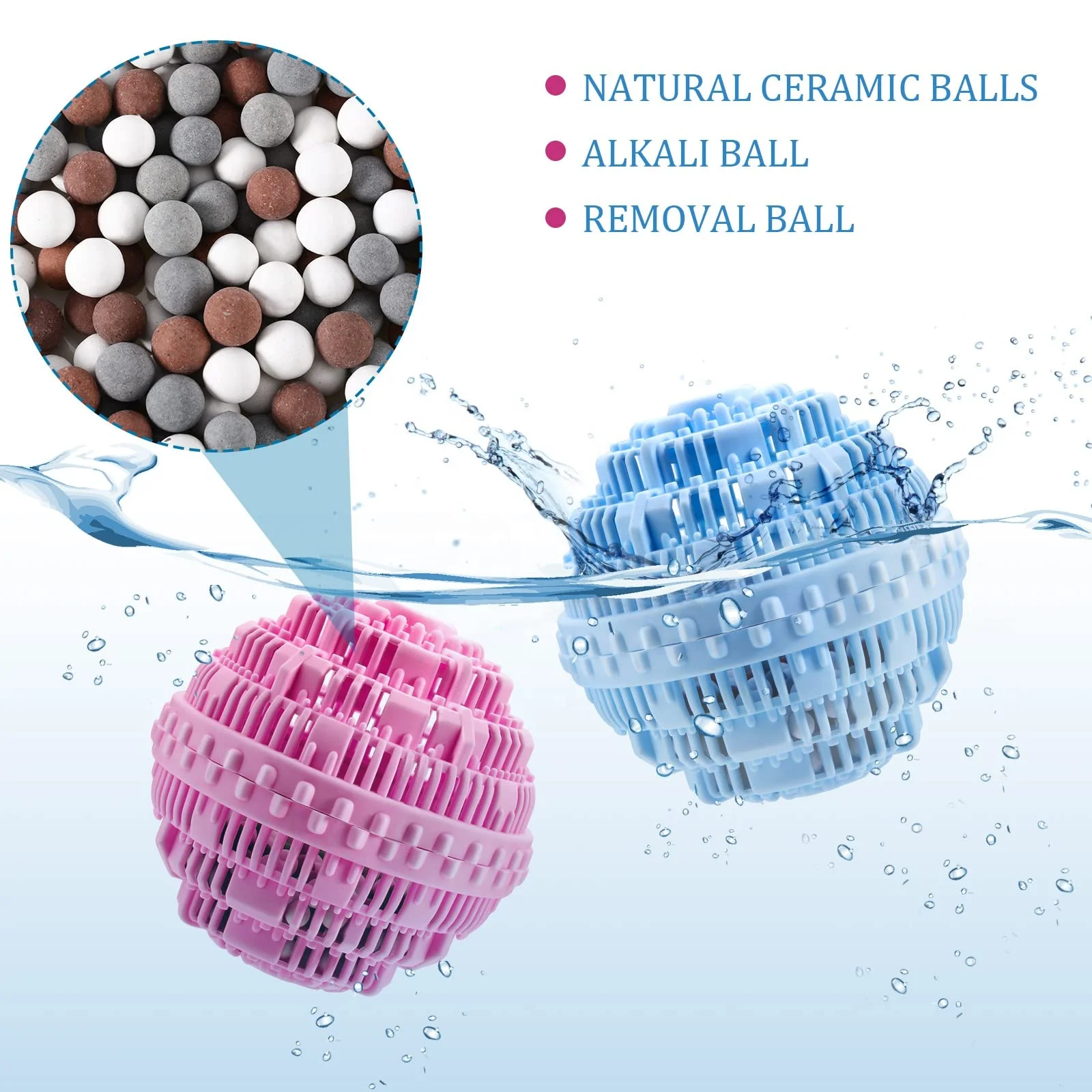 Perfect Alternative to Laundry Detergent Dryer Tumble Balls Reusable Laundry Balls Large Washing Cubes for Washing Machine