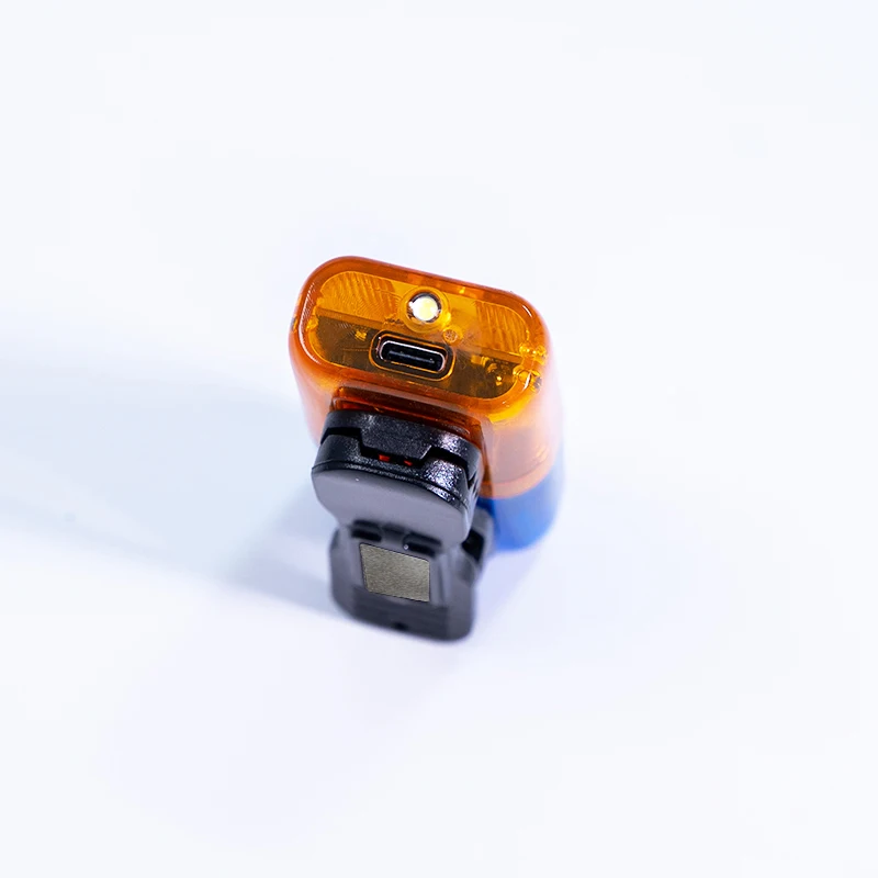 mini size rechargeable whistle function led warning light for duty