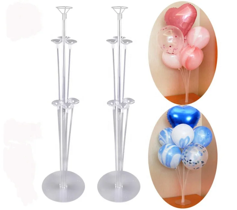 Height Table Balloon Stand Kit for Birthday Party  Balloon Table Stand Decorations With Table Stand Base