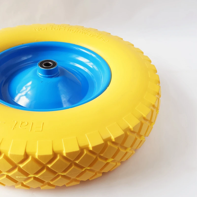 16 inch 4.00-8 Pu Foam Wheel Barrow Tire Wheelbarrow Wheel