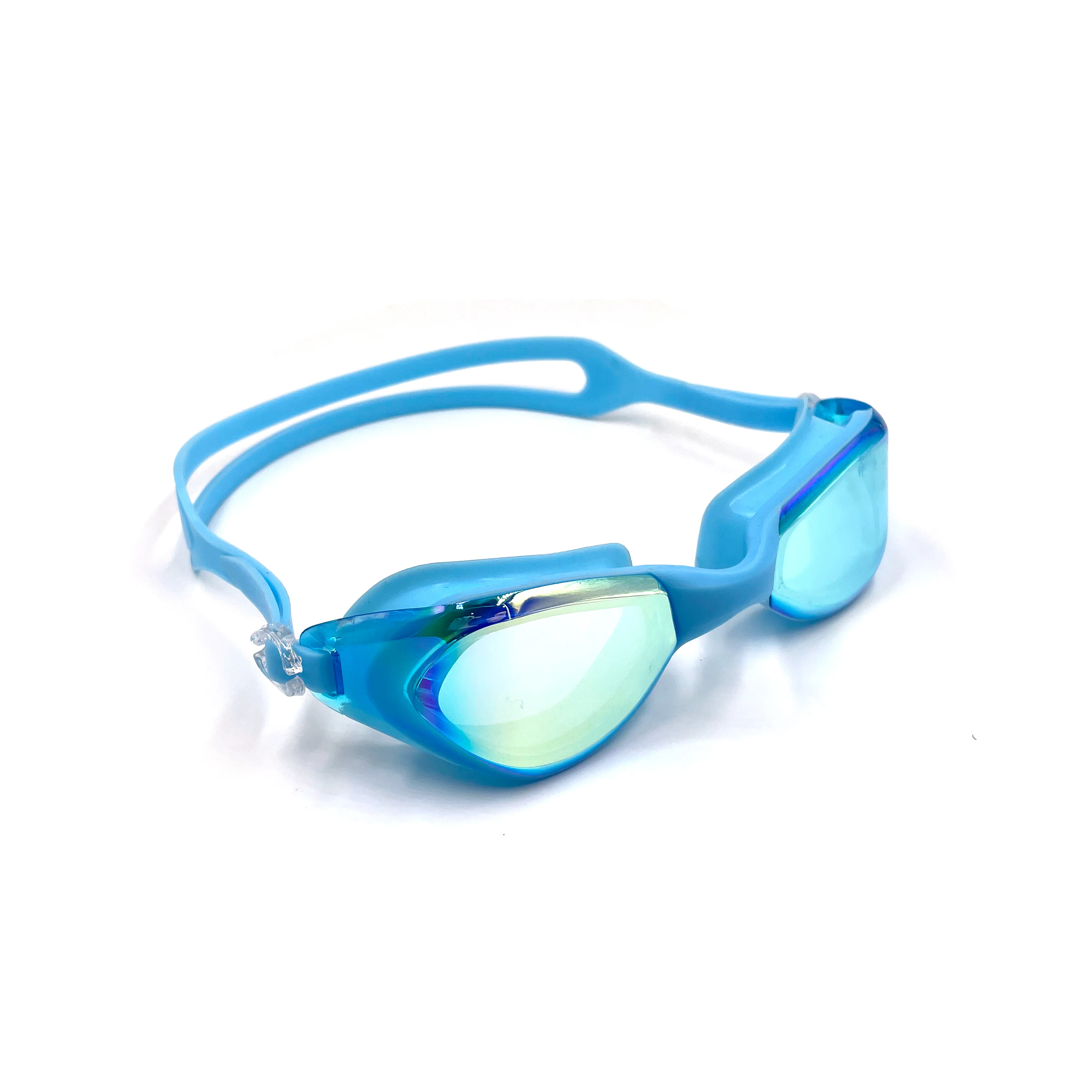 langzhisha Silicone Swim Glasses Waterproof No Leaking Anti Fog UV Protection Adult Swimming Goggles