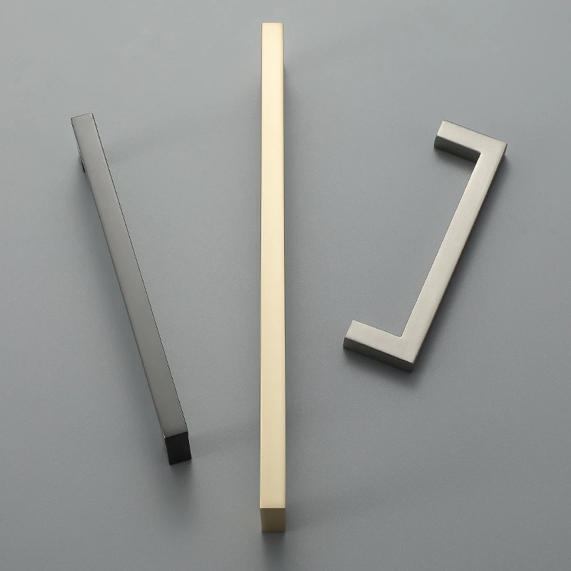 Stainless Steel Square Types Cabinet Handles Small Handles Kitchen Fittings