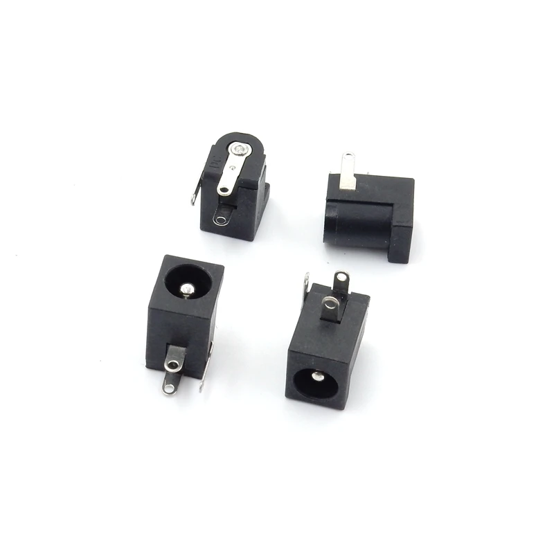 Black Plastic 2.1mm/2.5mm DC-005 2.1 x 5.5 mm DC Power Jack Socket/Electrical Plug/DC Jack/Jack