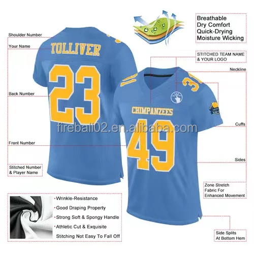 97 Aidan Hutchinson 16 Jared Goff Американская Футбольная майка 14 St. Brown 20 Barry Sanders 26 Jahmyr Gibbs 5 David Montgomery