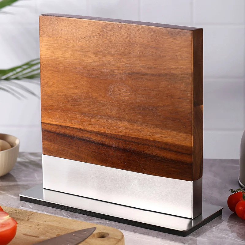 Home Kitchen Magnetic Knife Block knife holder stainless steel magnetic knife holder with Strong Enhanced Magnets