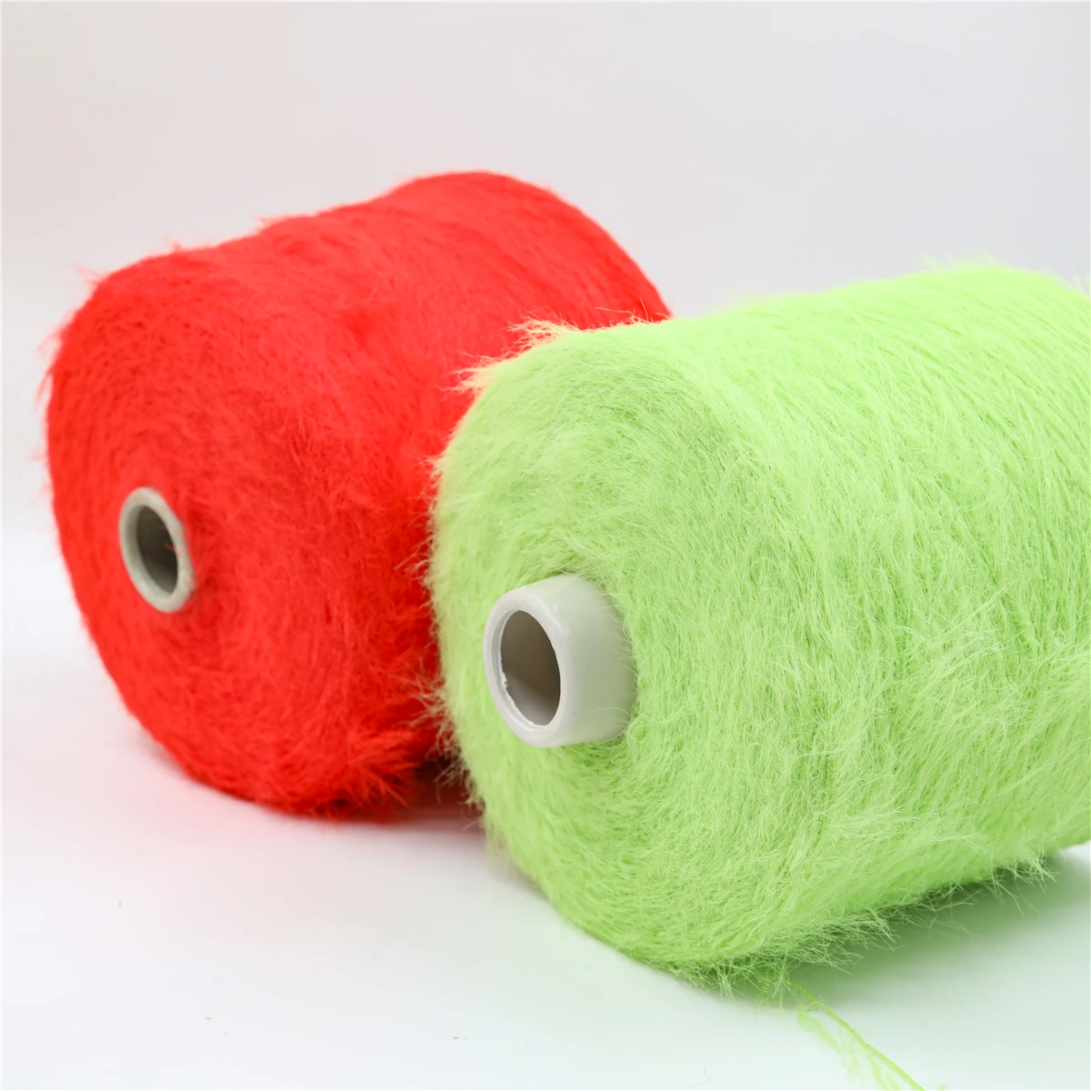 100% nylon feather yarn fancy Yarn High Temperature Resistant Free Sample Accept Custom Color Dyed 5cm Curly