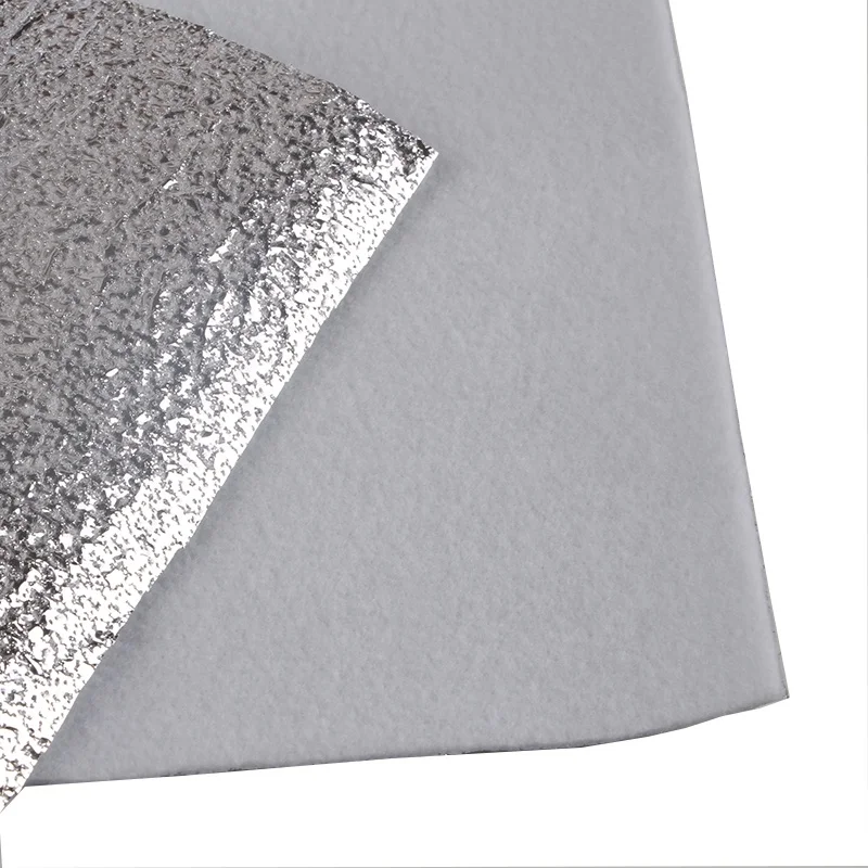 Manufacturer polyester needle punched felt with aluminum foil membrane