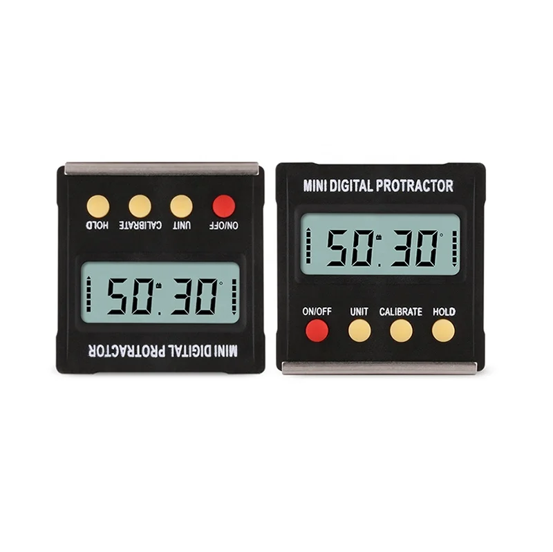 Wholesale Basic angle ruler goniometer Inclinometer Angle Finder Digital Mini magnetic base Protractor