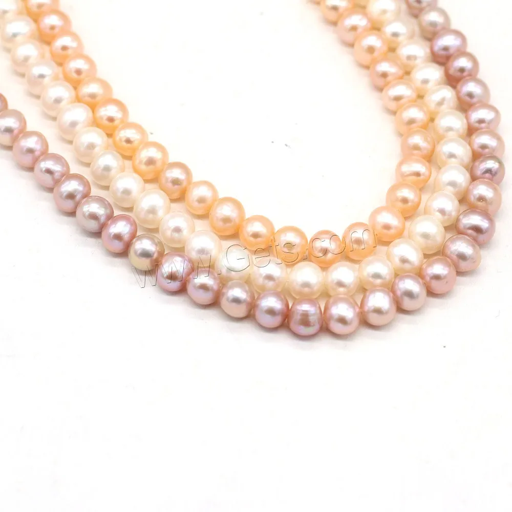 more colors round cultured freshwater pearl bead 6-6.5mm loose pearl beads for diy jewelry making
