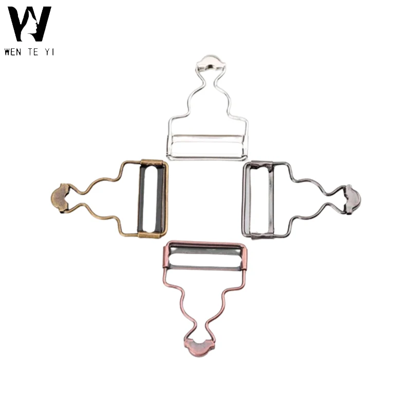 Hooks & Rails Clothes Brace Clips Overalls Gourd Denim Pants Jeans Suspenders Buckle Bib Sewing Accessories Fastener Buckle