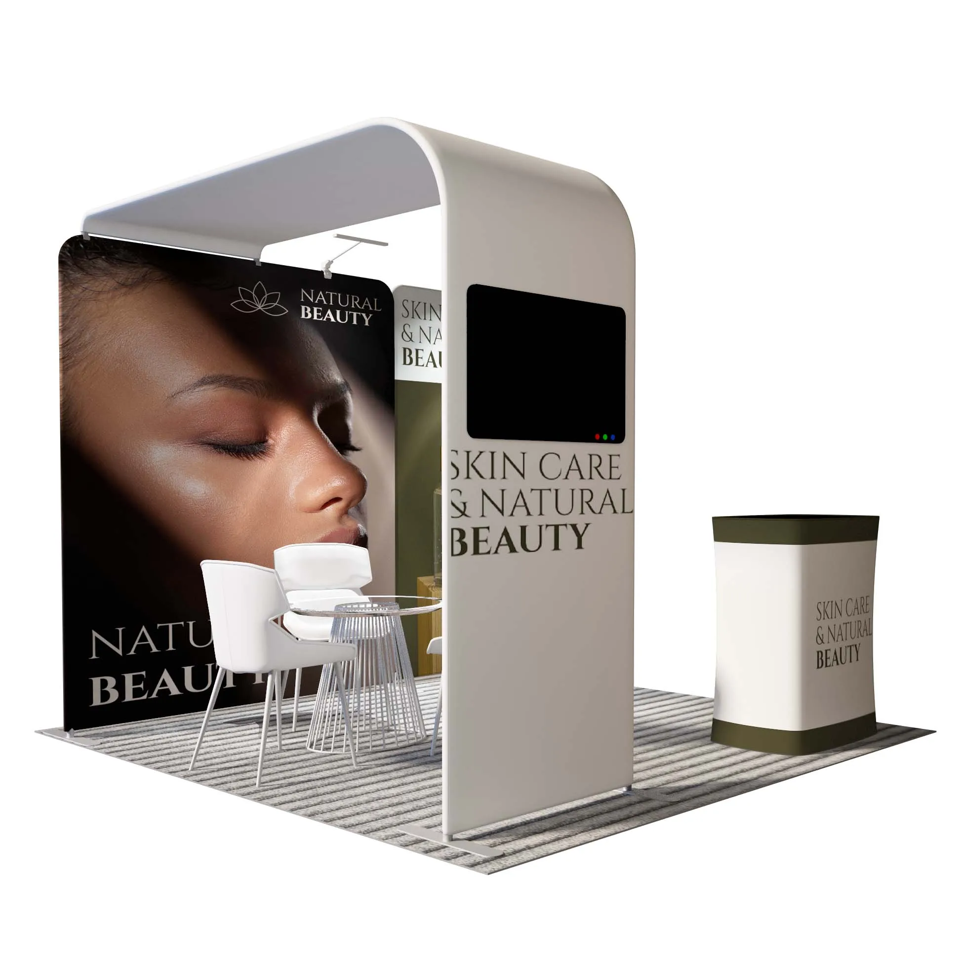 10x10 Custom Printed Portable Exhibition stand Display booth backdrop exhibition light box trade show booth