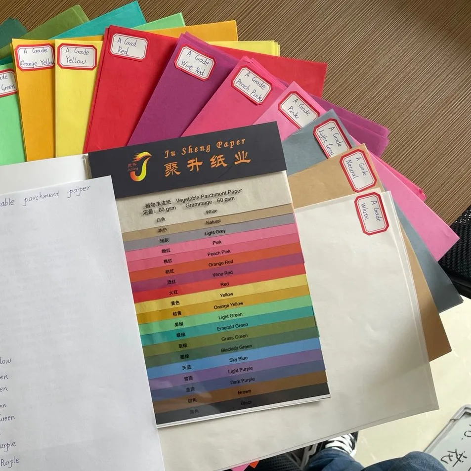 High performance textile tubes for yarns Colored Genuine Vegetable Parchment Paper .