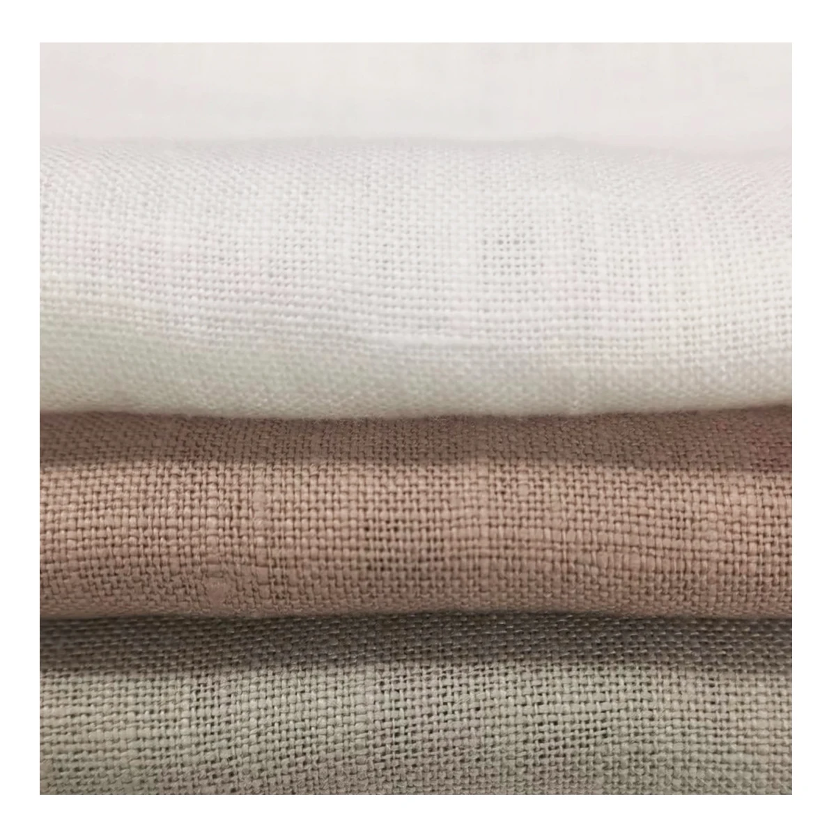 100% Linen Fabric Eco Friendly Soft for clothes curtain and sofa Upholstery washed