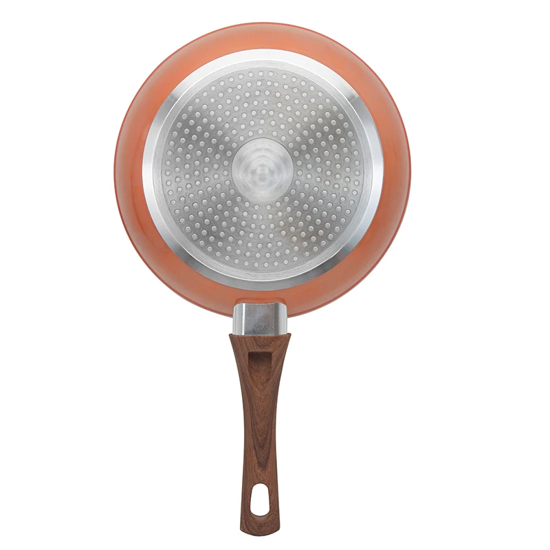 Сковорода антипригарная 24 см/28 см чугунная сковорода с 2 деревянными ручками длинной деревянной ручкой для промышленного