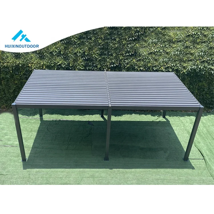 Square Tube Arch Round Gazebo Style Classical Wall Mount Pergola Large Metal Garden Chinese for Pavilion Aluminum 10 Year