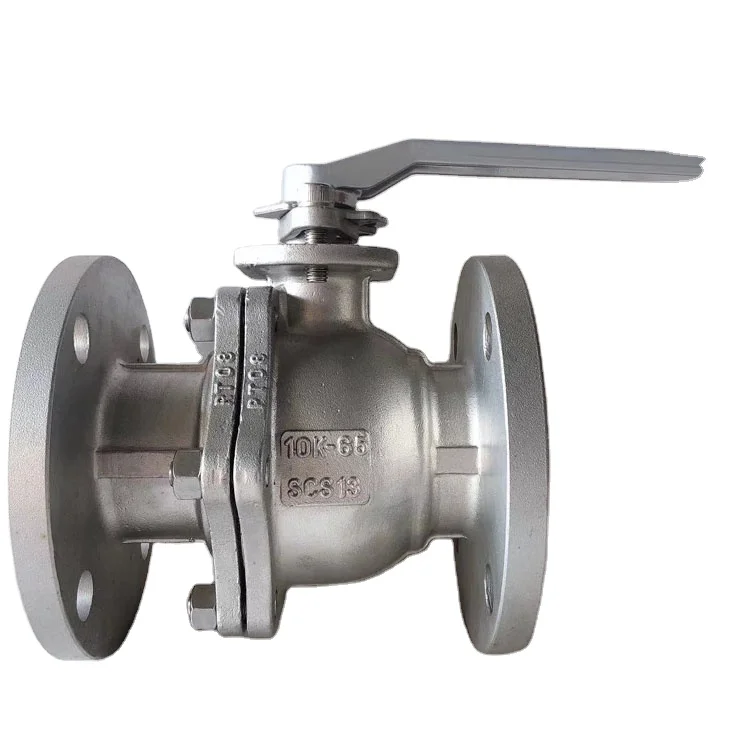 JIS flanged cf8m ball valve scs13 stainless steel