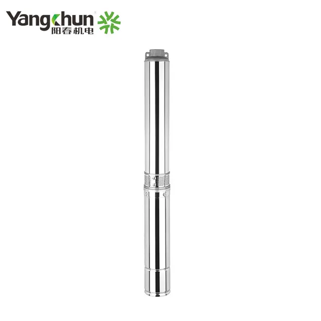 1HP powerful multi stage submersible pump with BLDC motor for farm irrigation