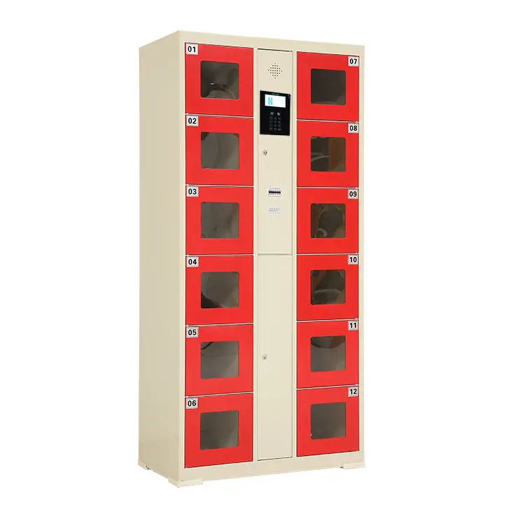 automatic locker electronic barcode print smart locker intelligent with polycarbonate windows Package Locker