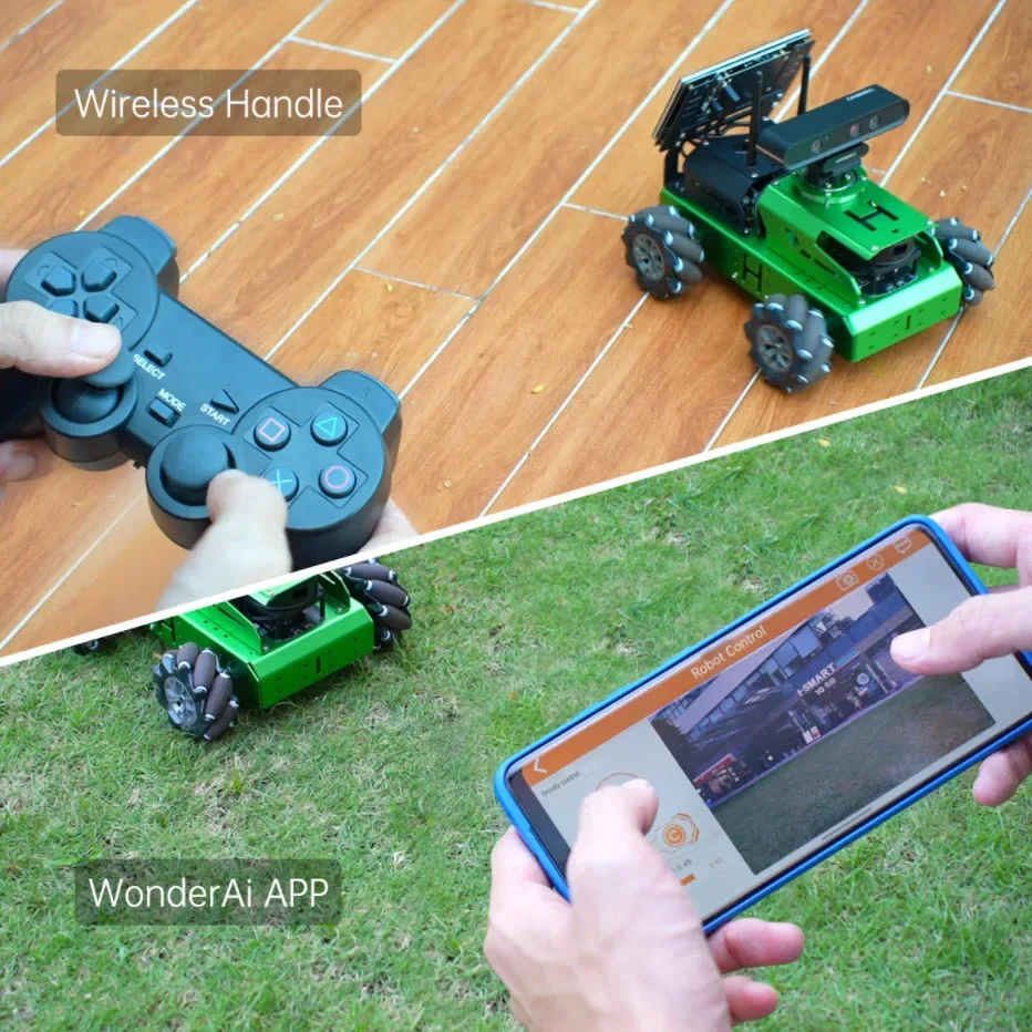 Waveshare JetBot Smart AI Kit автомобильный робот с питанием от Jetson Nano официальный партнер поддержка ROS ros Robot операционная система