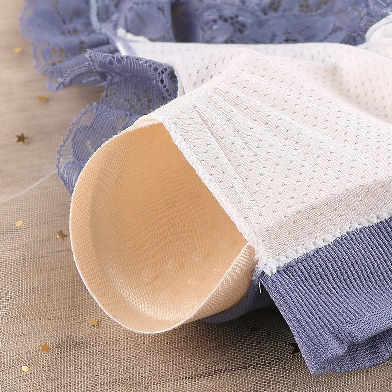 Seamless Bra Lace Tube Top Underwear Wire Free Bra