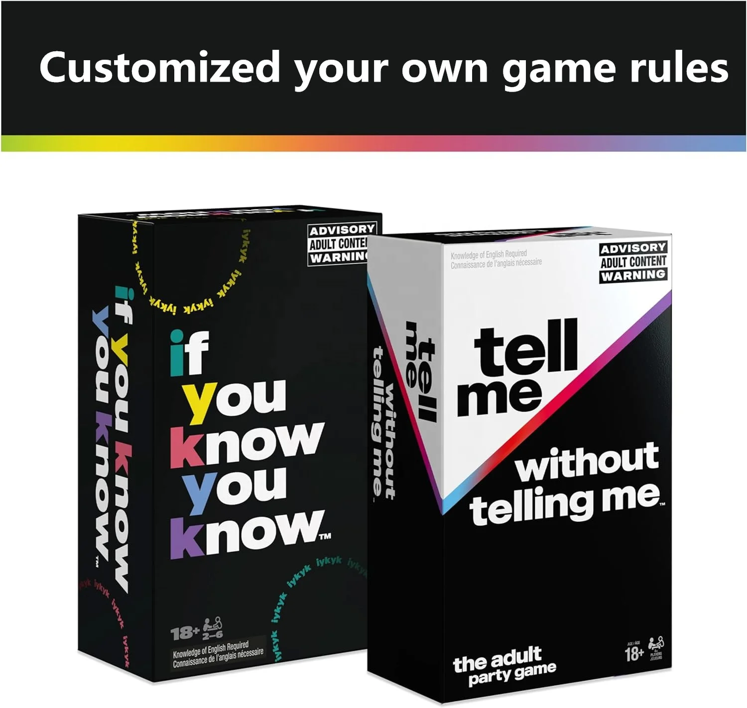 Paper Game Cards Tell Me Without Telling Me With Box OEM Paper Games Cards Factory For Party