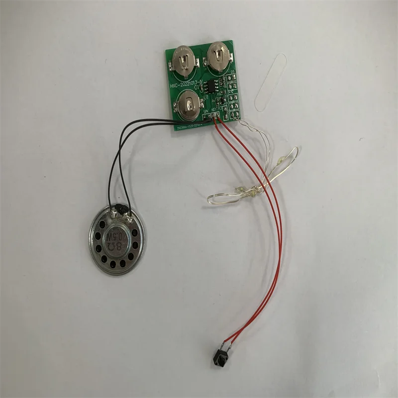 Белый светодиодный светильник мигающий модуль с индивидуальной музыкой на Рождество