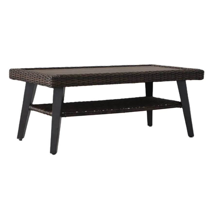 Modern Patio Set Wicker Furniture Set All Weather Outdoor Patio Couch Set Sofa Conversation Furniture