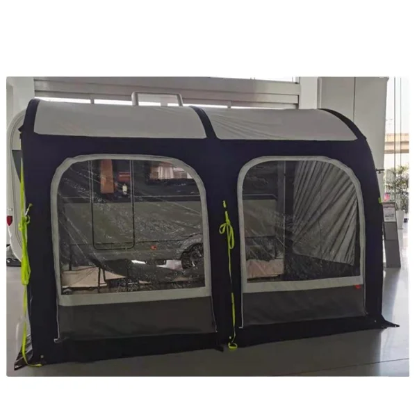 Caravan Camper Inflatable Tent Side Room Cassette RV Folding Arm Caravan Awning