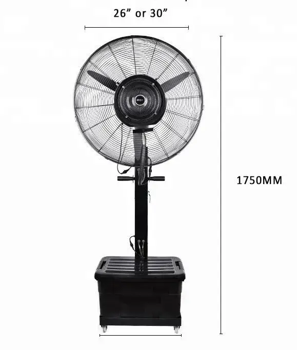 
Manufacturer Wholesale Hot Sale Water Fan Mist Spray Fan Outdoor Water Cooler Mist Fan 