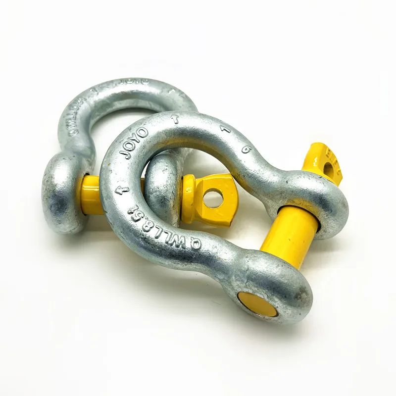 Hot dip galvanized drop forged 1' G209 6 times bow shackle...